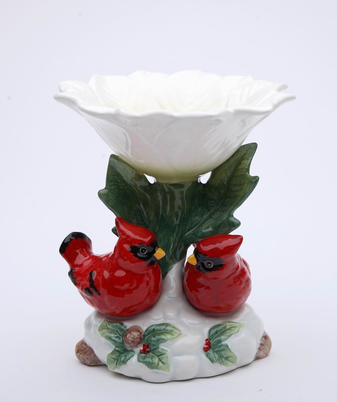 Ceramic Cardinal Birds Candy Dish, Home Décor, Gift for Her, Gift for Mom, Kitchen Décor, Birdwatcher Gift, Vintage Decor