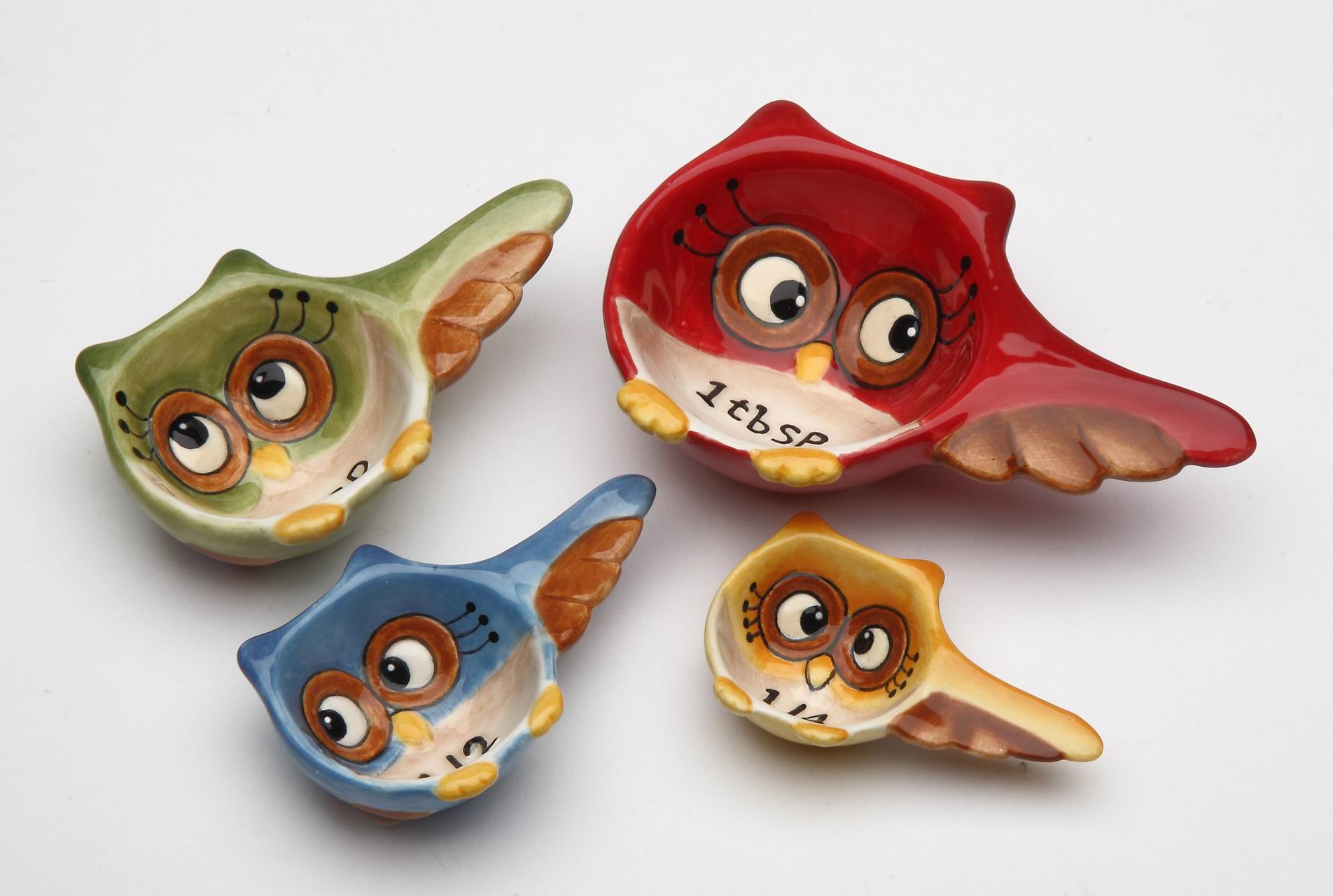 Owl: Measuring Spoon (4 Pcs Set) - kevinsgiftshoppe