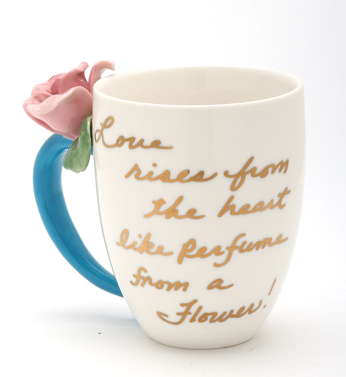 Mauve Rose Mug 10 Oz - kevinsgiftshoppe