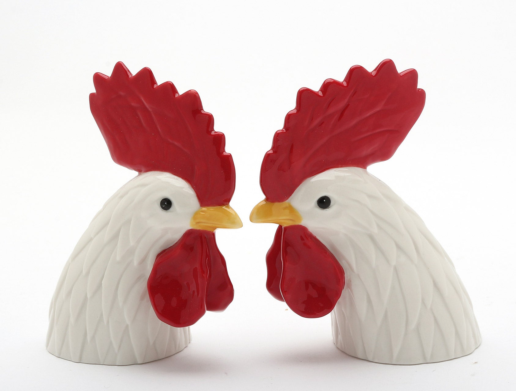 Rooster Head Salt & Pepper - kevinsgiftshoppe