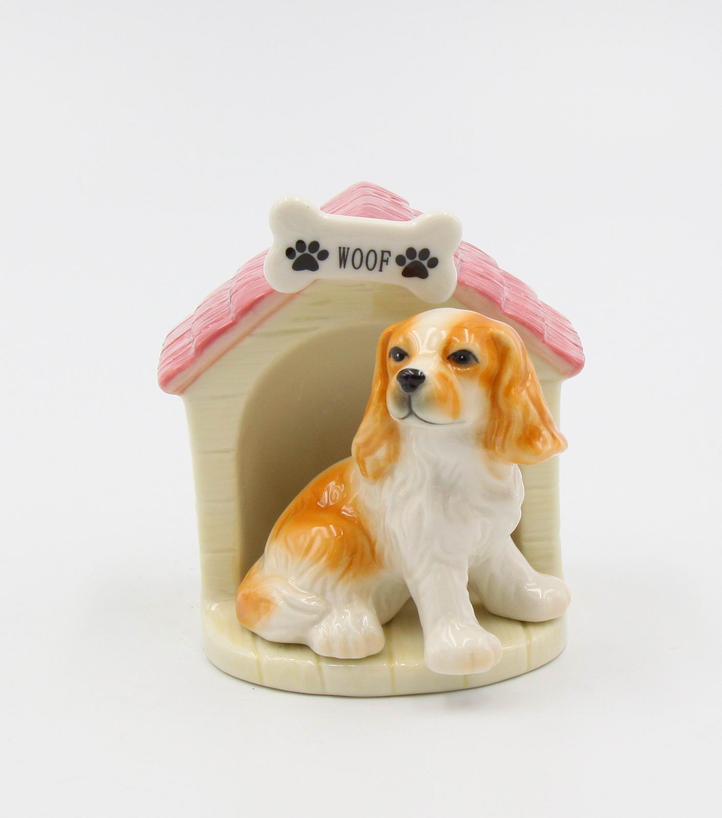 Cocker Spaniel With Doghouse Salt And Pepper - kevinsgiftshoppe