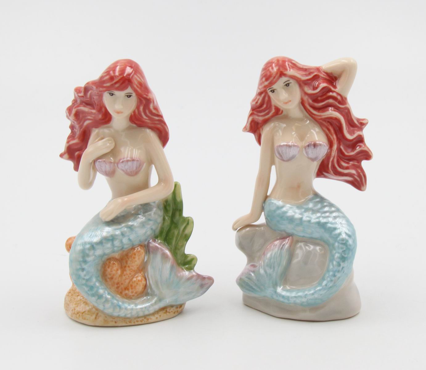 Mermaid Salt And Pepper Shakers - kevinsgiftshoppe