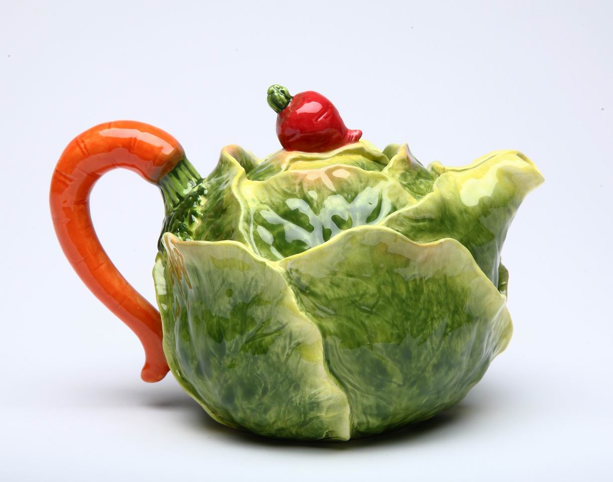 Cabbage Teapot - kevinsgiftshoppe