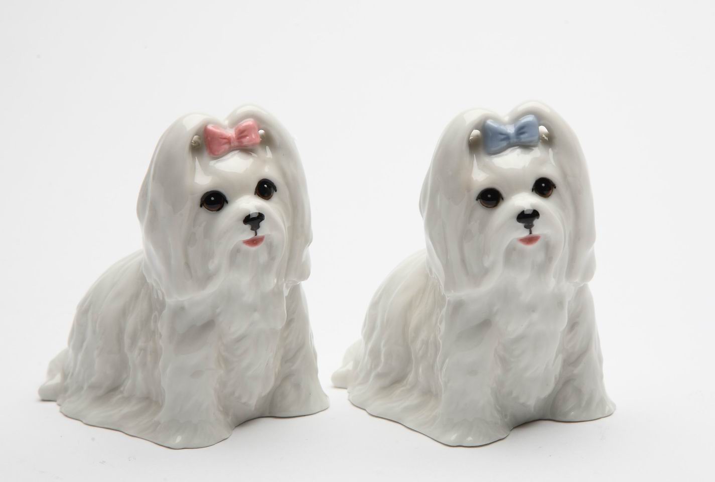 Maltese Dog Salt & Pepper Shakers - kevinsgiftshoppe