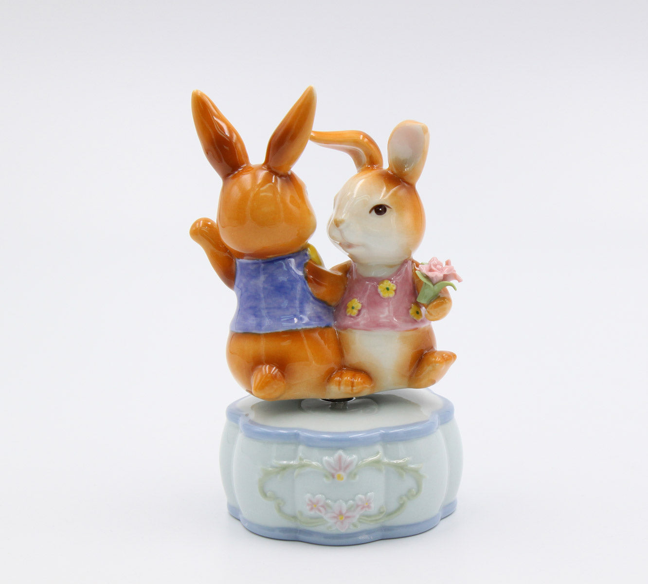 Dancing Bunnies Music Box - kevinsgiftshoppe