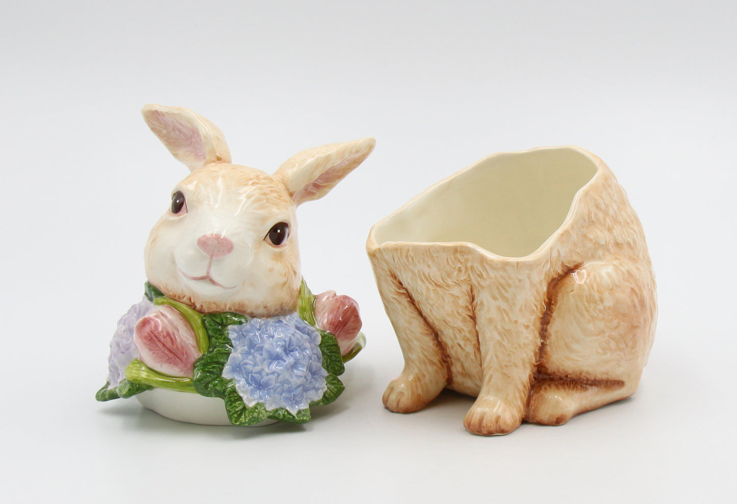 Ceramic Bunny Rabbit Candy Box, Home Décor, Gift for Her, Gift for Mom, Kitchen Décor, Spring Décor, Easter Décor