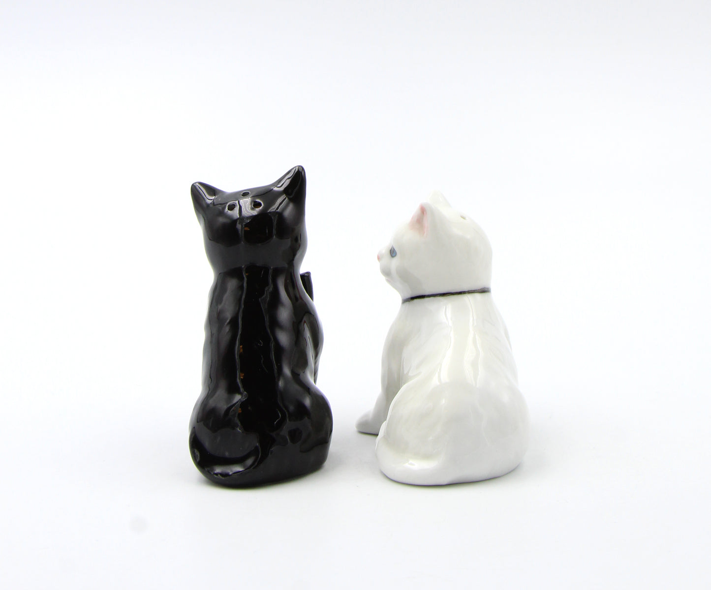 The Purr-fect Couple: Ceramic Valentine's Day Cats Salt And Pepper Shakers, Home Décor, Gift for Her or Mom, Kitchen Décor, Cat Lovers Gift