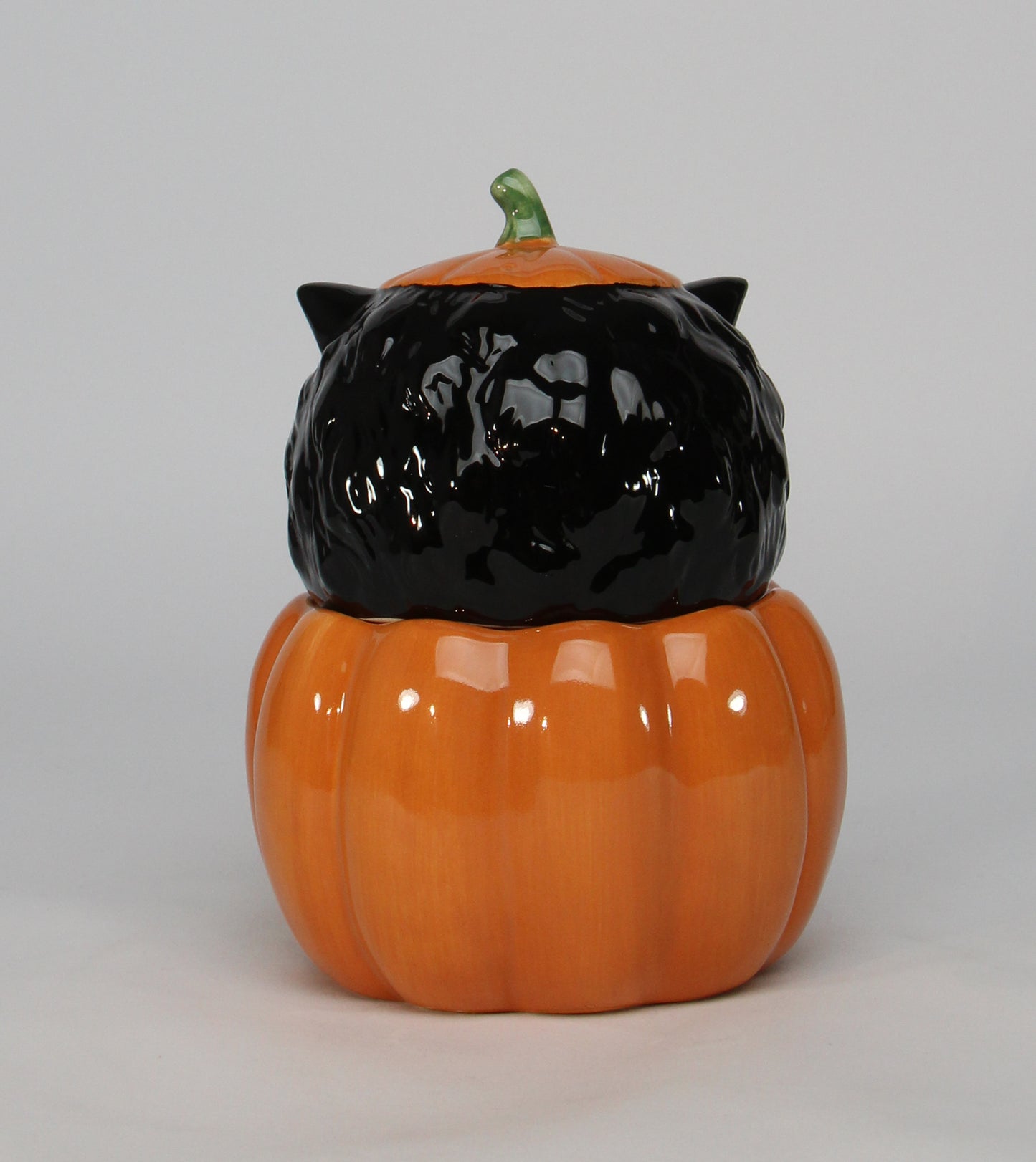 Ceramic Black Owl Pumpkin Candy Box, Home Décor, Gift for Her, Gift for Mom, Kitchen Décor, Fall Décor, Halloween Décor