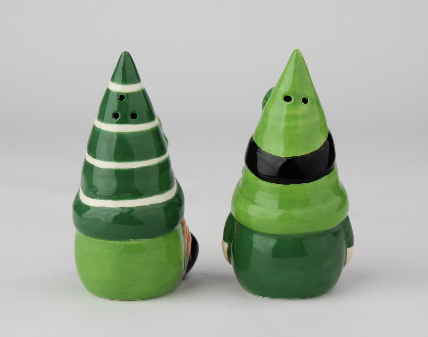 Ceramic Irish Gnomes Salt and Pepper Shakers, Home Décor, Gift for Her, Gift for Mom, Kitchen Décor, Irish Saint Patrick’s Day Décor