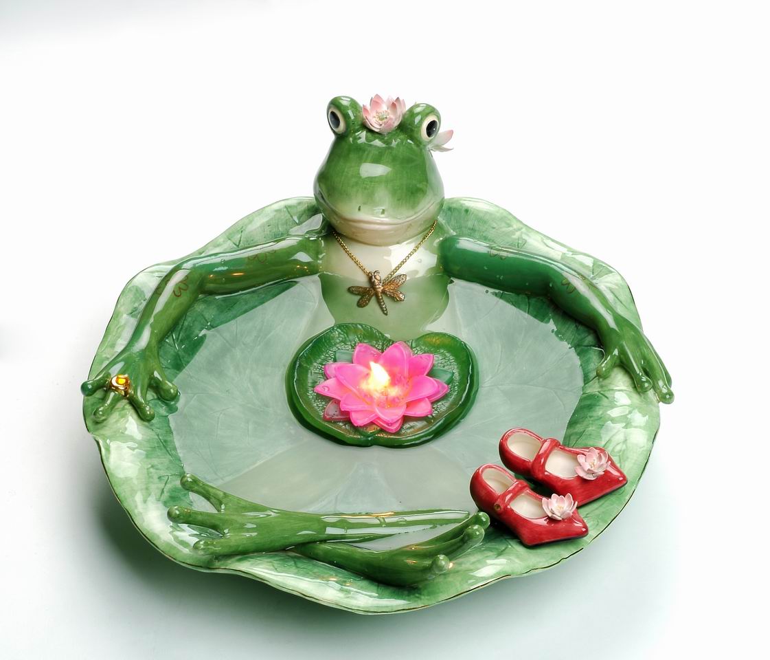 Frogalina Floating Candle Bath / Potpourri Holder (CANDLE NOT INCLUDED) - kevinsgiftshoppe