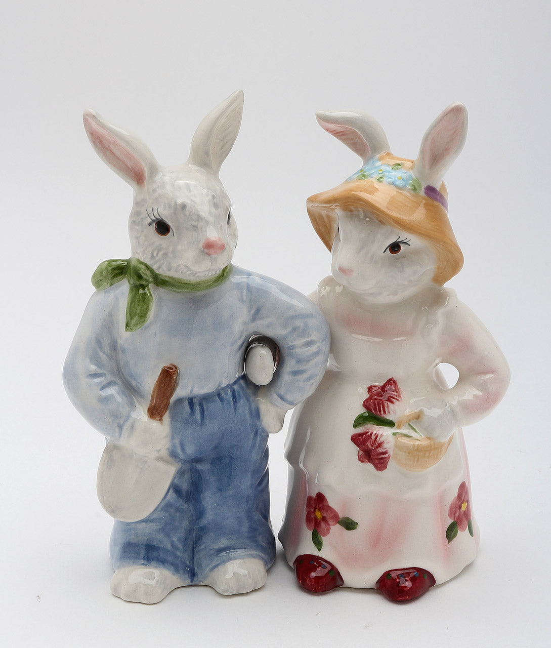 Easter Rosy Rabbits - Bunnies Salt & Pepper - kevinsgiftshoppe