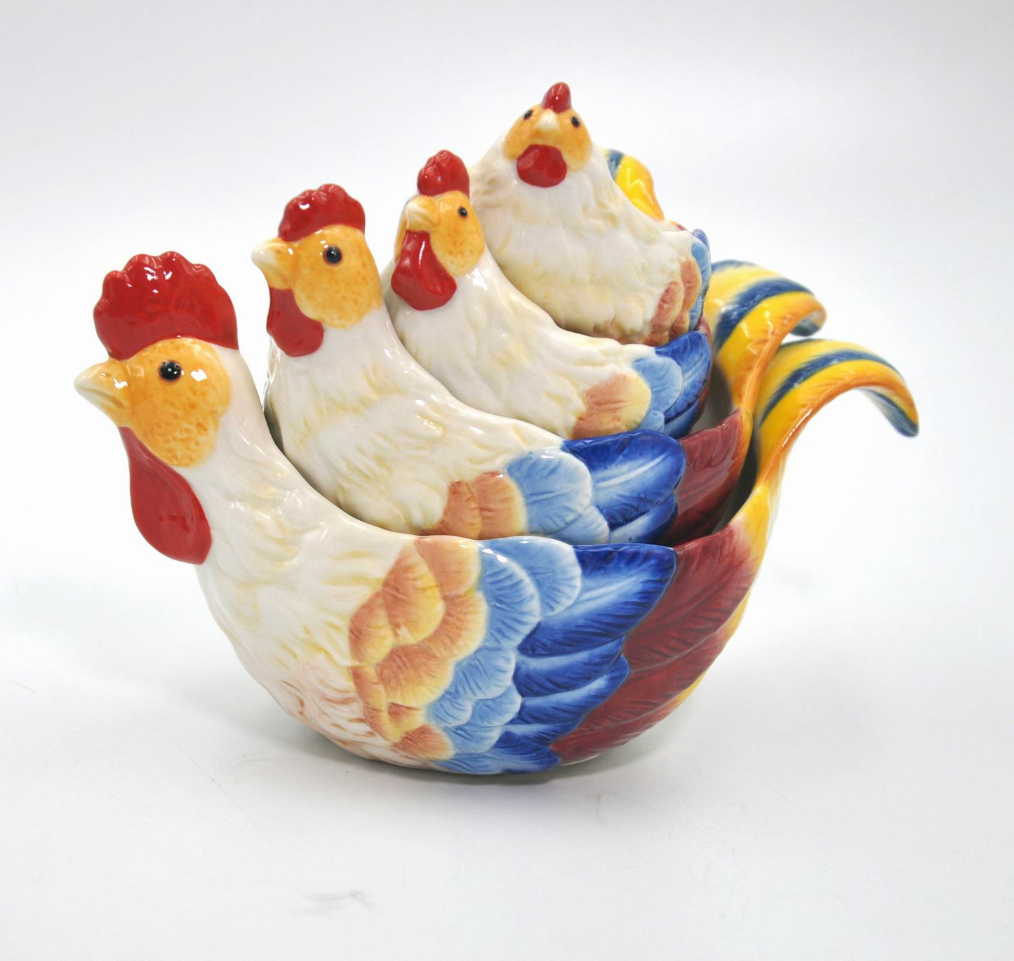 Rooster Measuring Cup Set Of 4 - kevinsgiftshoppe