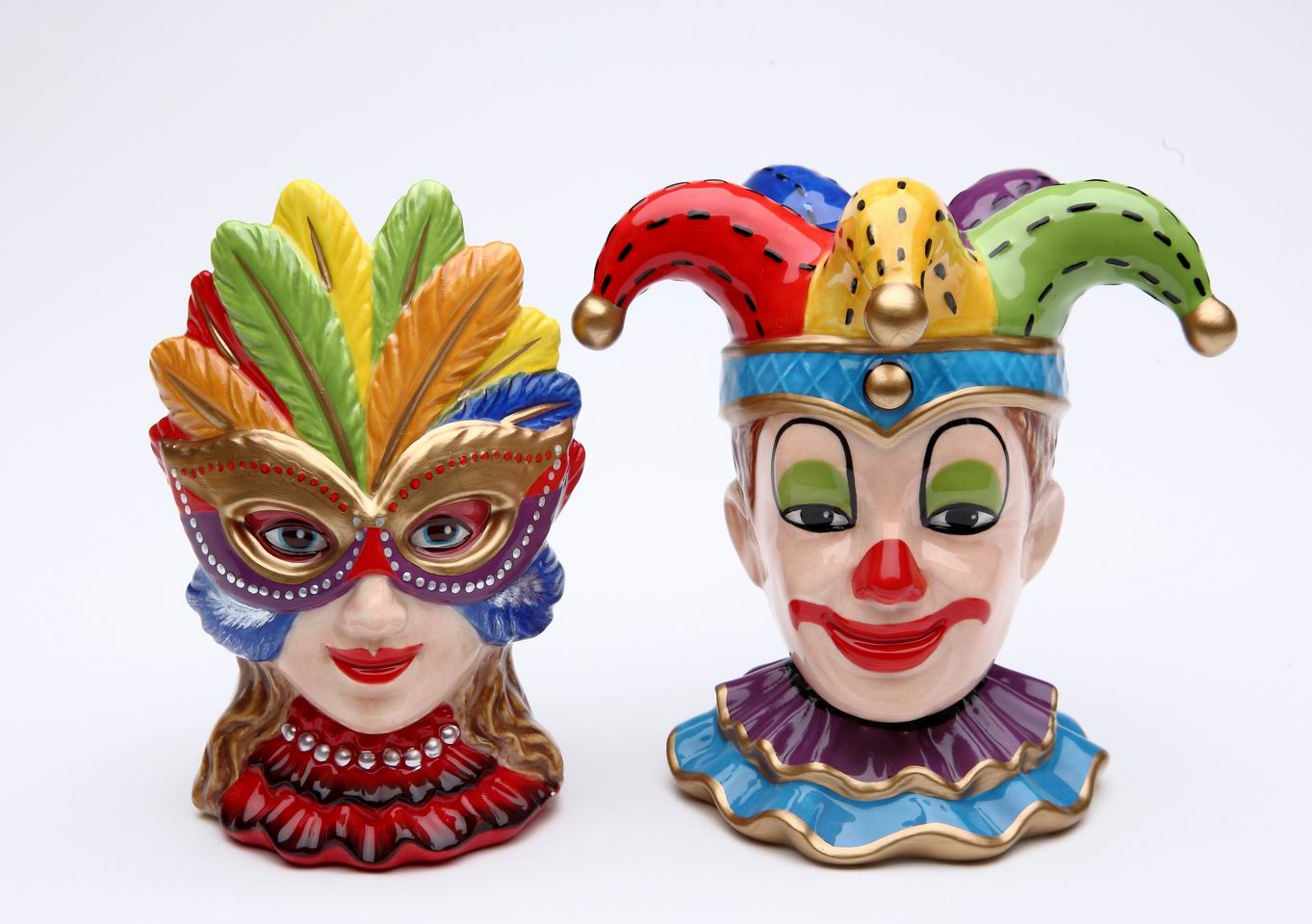 Mardi Gras Salt & Pepper - kevinsgiftshoppe