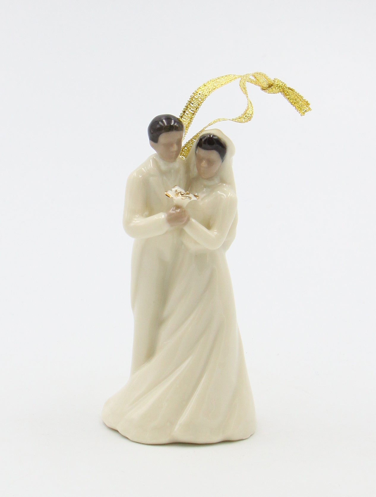 African American Wedding Couple Ornament - kevinsgiftshoppe