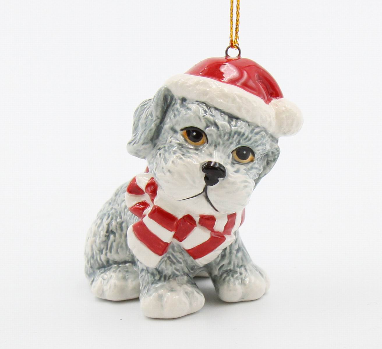 Ceramic West Terrier Christmas Ornament, Home Décor, Gift for Her, Gift for Mom, Kitchen Décor, Dog Lover Gift, Pet Loss Gift