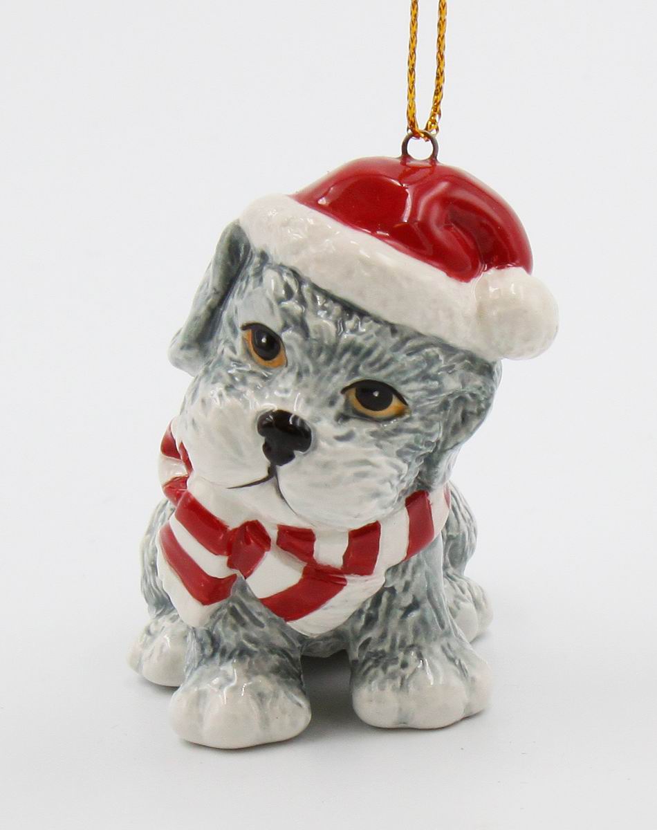 Ceramic West Terrier Christmas Ornament, Home Décor, Gift for Her, Gift for Mom, Kitchen Décor, Dog Lover Gift, Pet Loss Gift