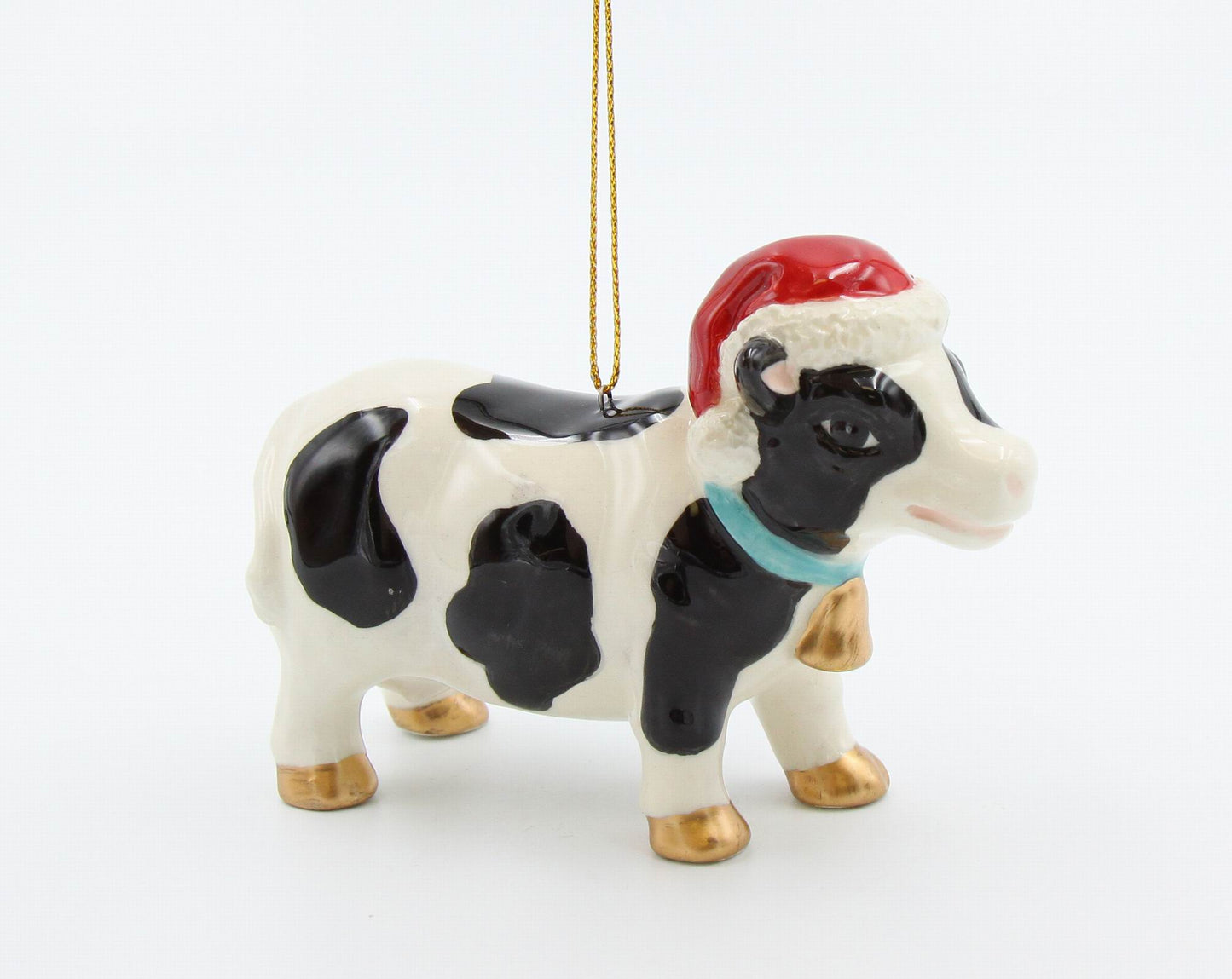 Christmas Cow Ornament - kevinsgiftshoppe