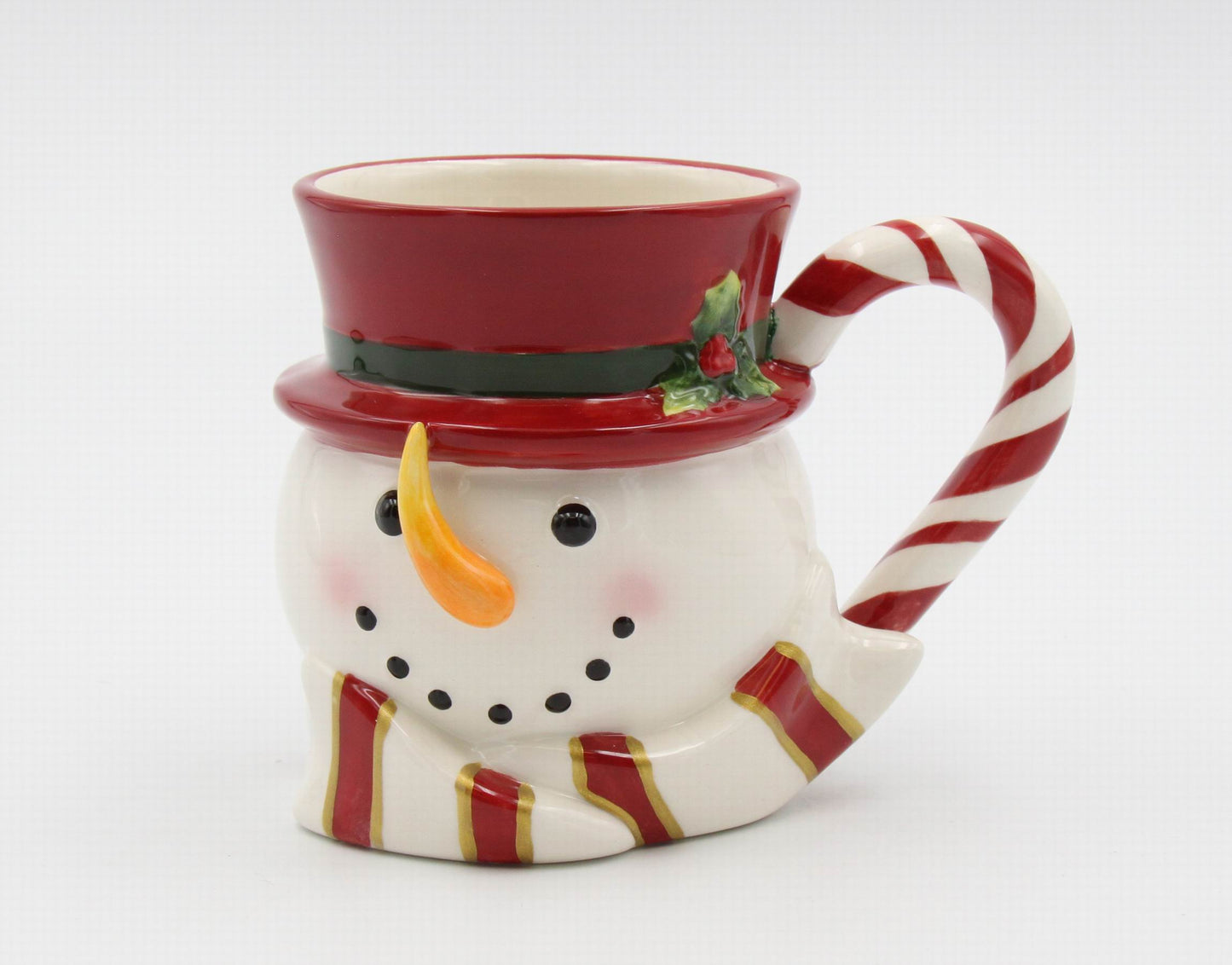 Ceramic Christmas Snowman Coffee Mug (Set of 2), Home Décor, Gift for Her, Gift for Mom, Kitchen Décor, Christmas Décor