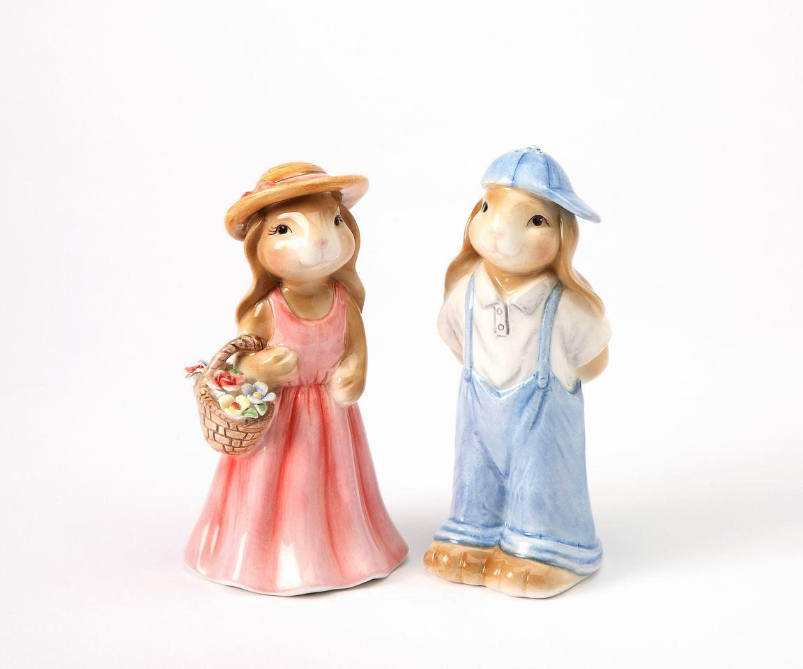 Rosy Rabbits - Bunny Salt & Pepper - kevinsgiftshoppe