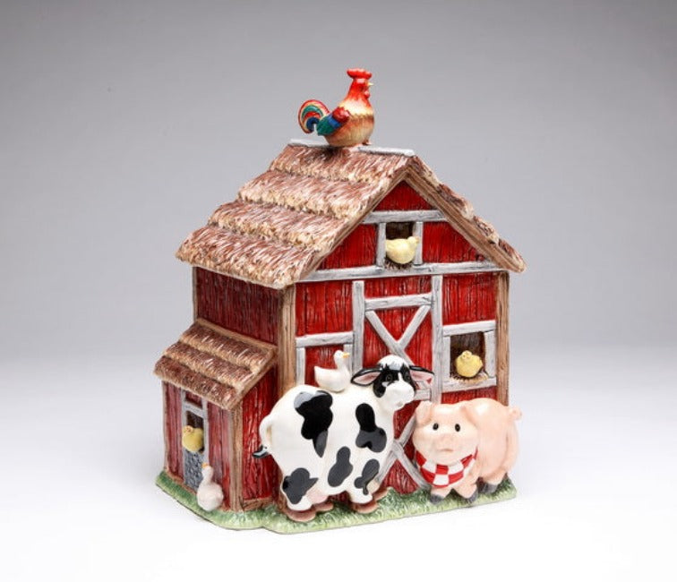 Barn Yard Cookie Jar - kevinsgiftshoppe