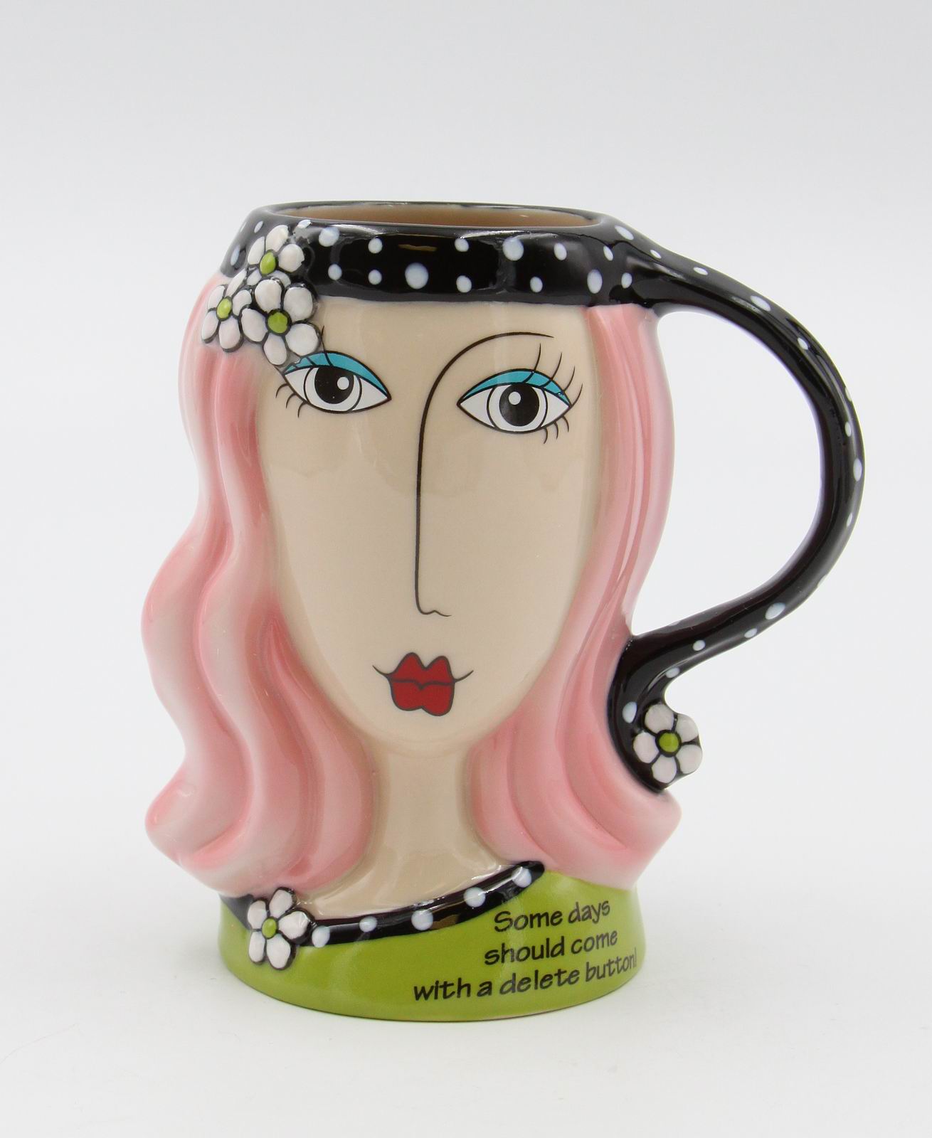 Pink Hair Lady Cup - kevinsgiftshoppe