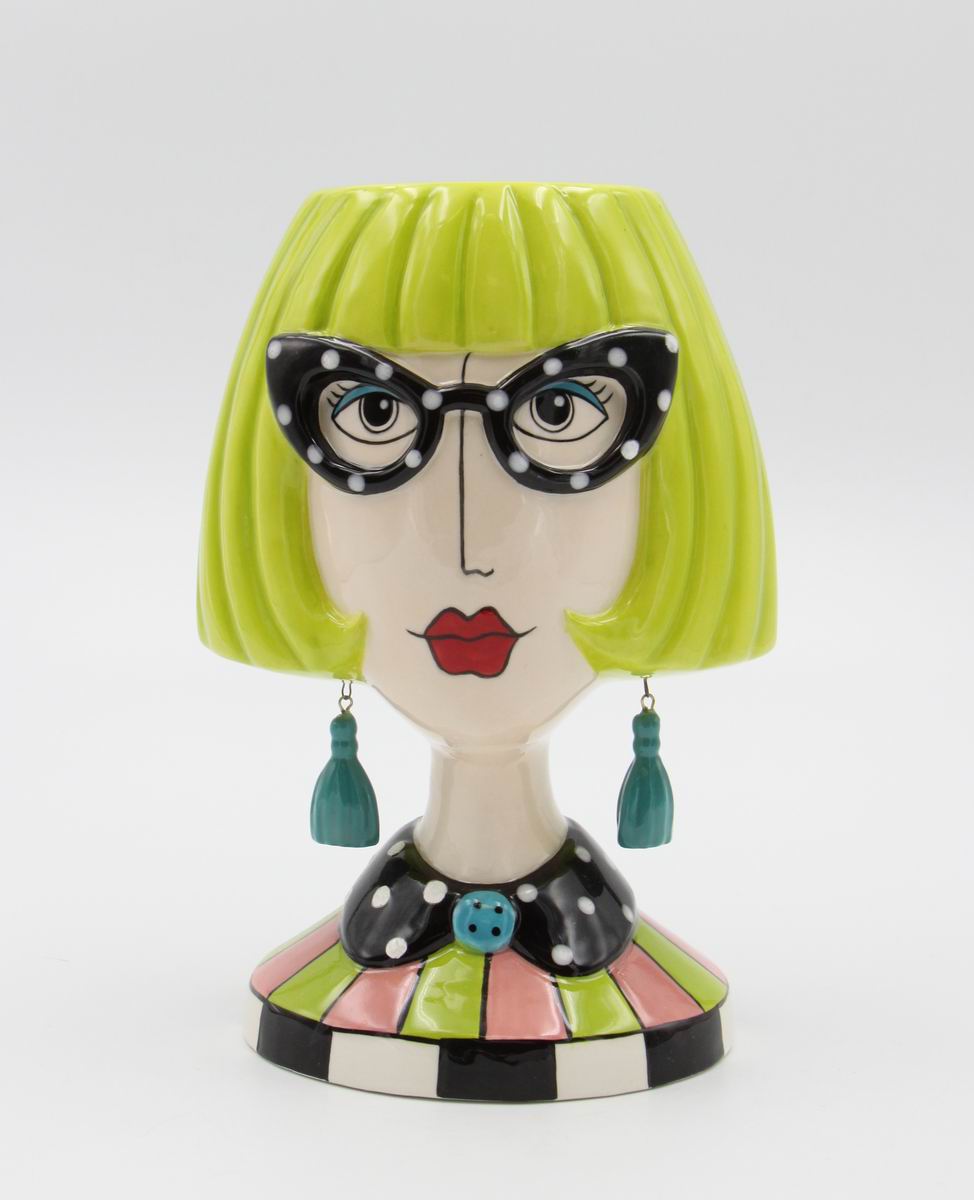 Lady with Glasses Vase - kevinsgiftshoppe