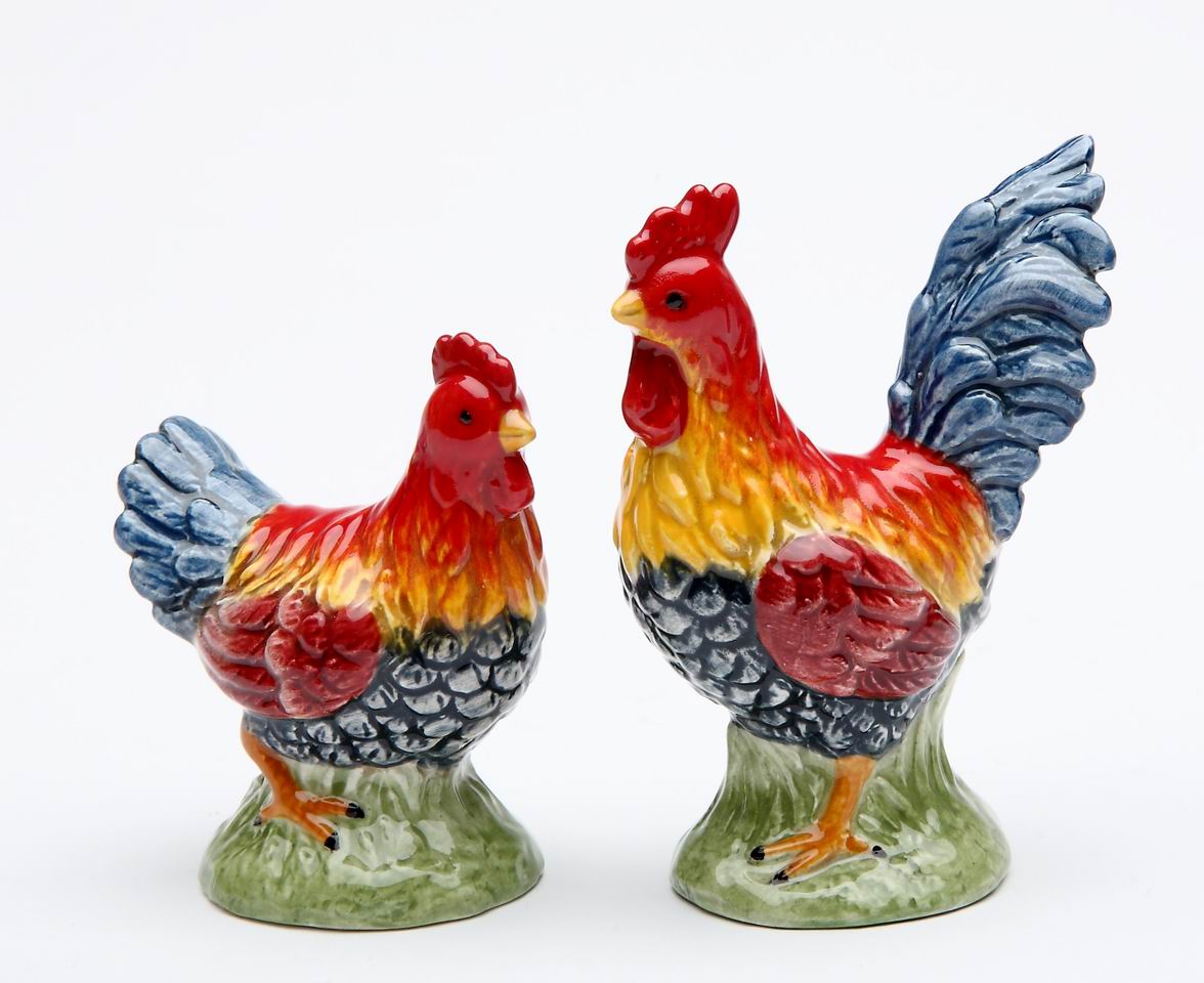 Mini Rooster Salt & Pepper - kevinsgiftshoppe