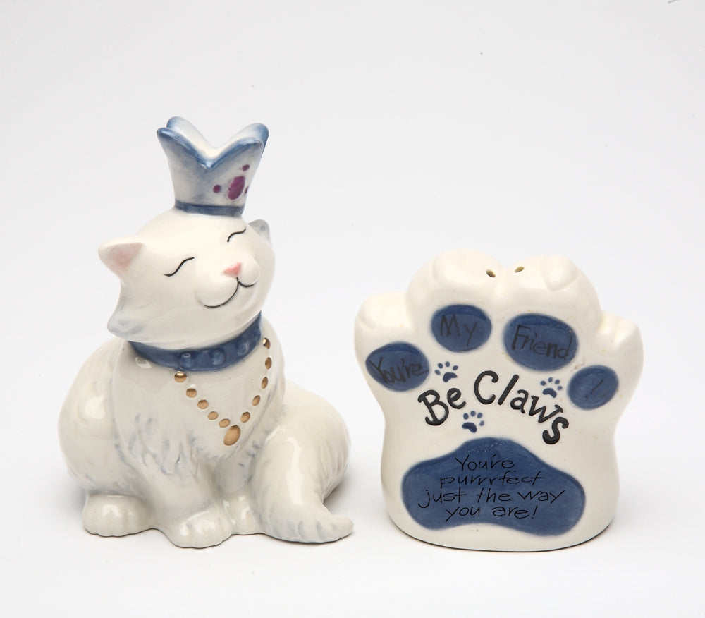 Be Claws - You Are Perfect Just The Way You Are Cat Salt & Pepper - kevinsgiftshoppe