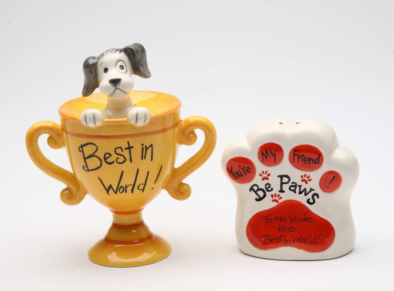 Be Paws - To Me You're The Best In The World Dog Salt & Pepper - kevinsgiftshoppe