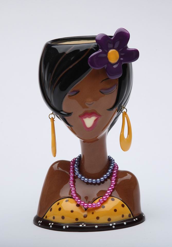 African American Glam Girl Makeup Holder - kevinsgiftshoppe