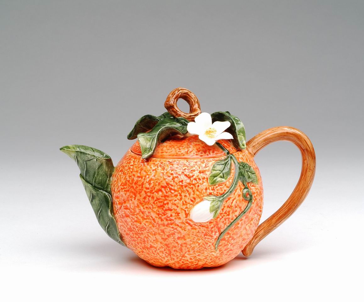 Orange Teapot - kevinsgiftshoppe