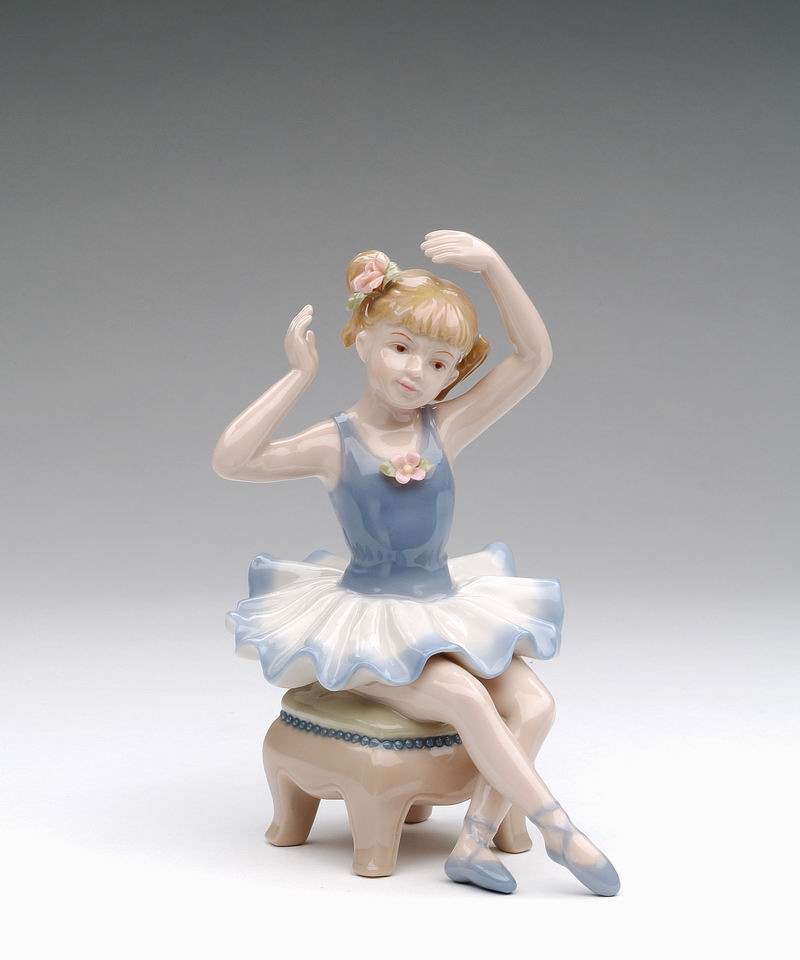 Ballerina Sits On Chair - kevinsgiftshoppe