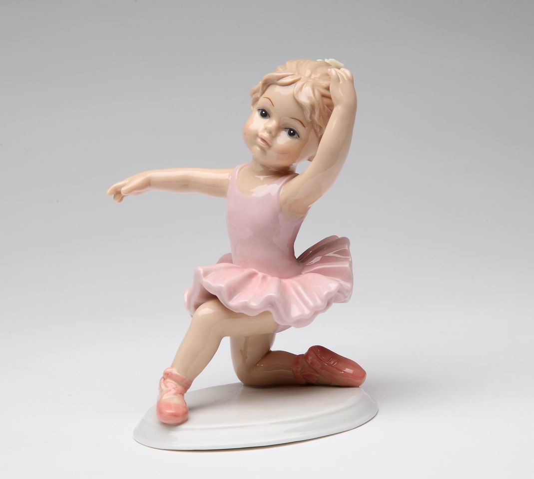 Knee Down Ballerina Girl - Pink - kevinsgiftshoppe