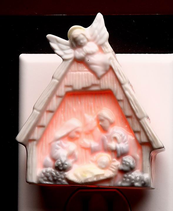 Nativity Plug-In Night Light - kevinsgiftshoppe