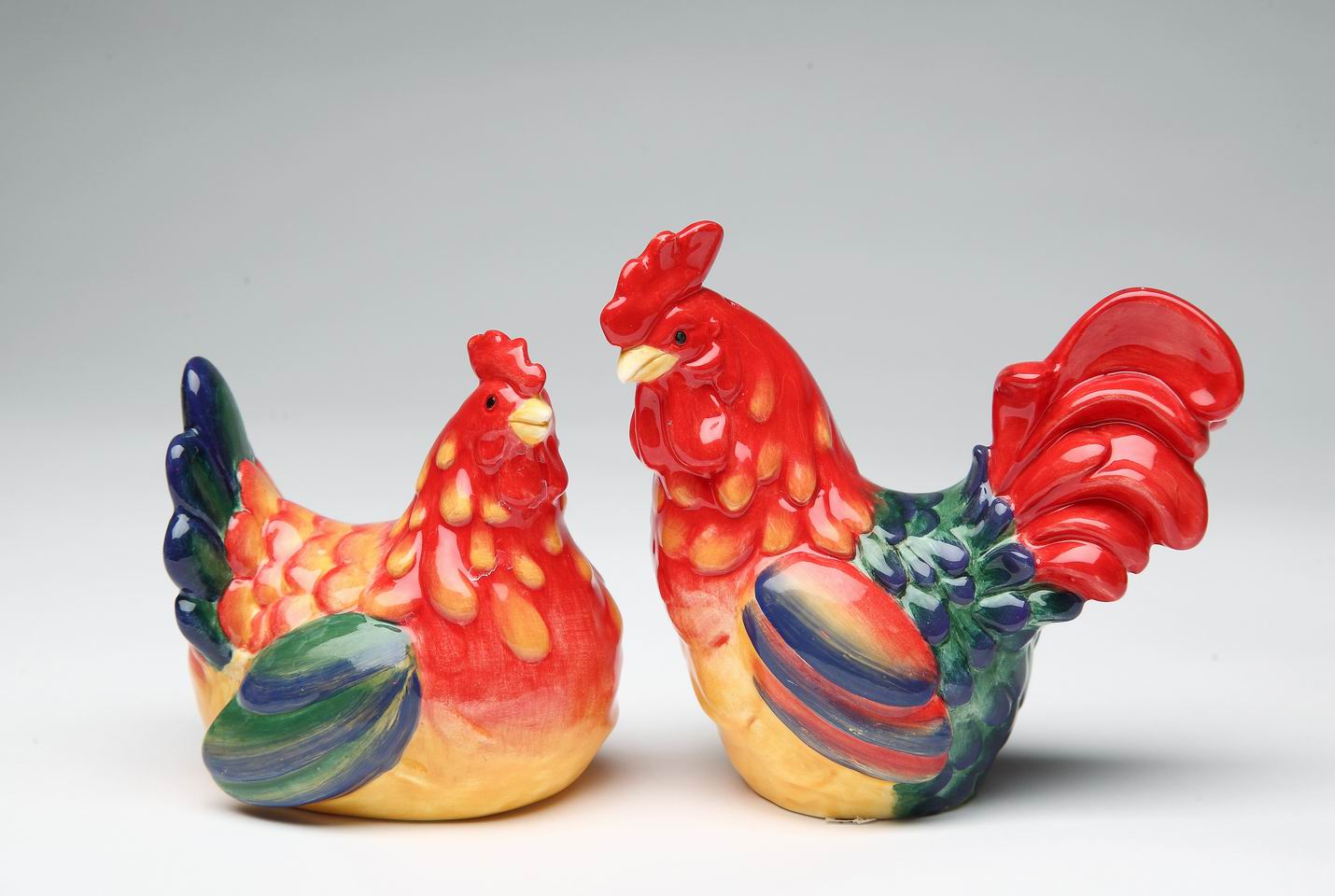 Rooster Couple Salt & Pepper - kevinsgiftshoppe